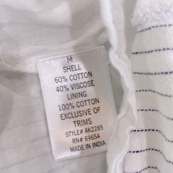 Blue Rain striped romper size small - Picture 5 of 6